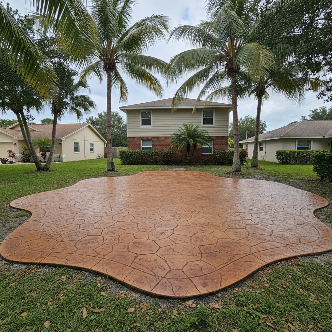 Concrete Resurfacing completed by New Look Concrete in Ormond Beach, FL