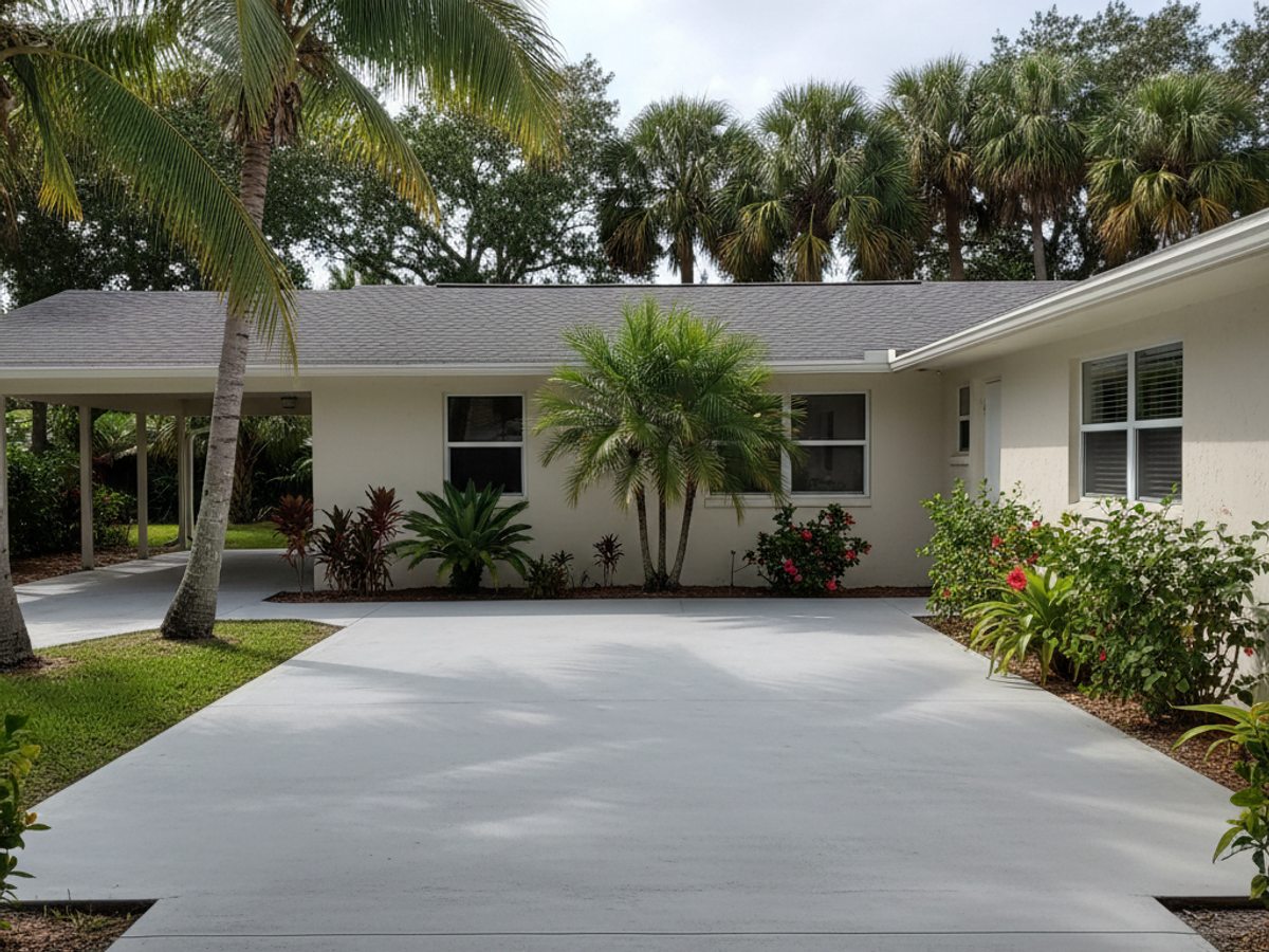 New Look Concrete crew at work on a home in Deltona, FL